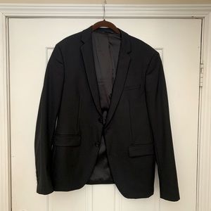 Black men’s suit jacket